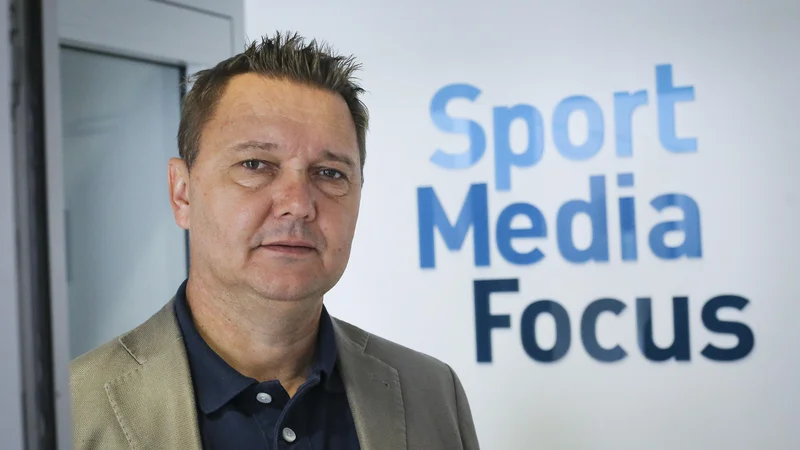 Fotografija: Tomaž Ambrožič je direktor agencije Sport Media Focus in guru na Slovenskem na področju športnega marketinga. FOTO: Jože Suhadolnik