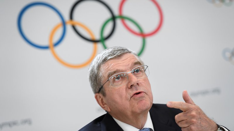 Fotografija: Thomas Bach, prvi mož Mednarodnega olimpijskega komiteja, si ne želi zapletov okrog Tokia 2020. FOTO: AFP