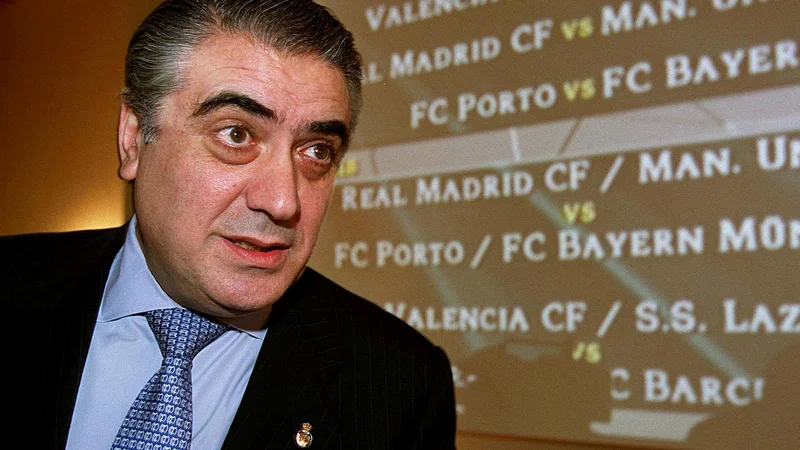 Fotografija: Lorenzo Sanz se je z vidnimi črkami zapisal v zgodovino madridskega Reala. FOTO: Reuters