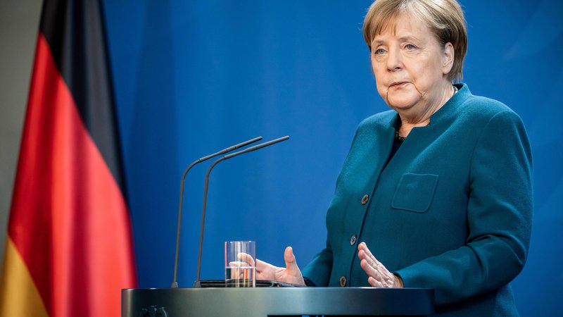 Fotografija: Nemška kanclerka Angela Merkel je morala v samoizolacijo.
Foto AFP
