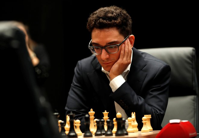 Fabiano Caruana bo danes imel bele figure. FOTO: Paul Childs/Reuters