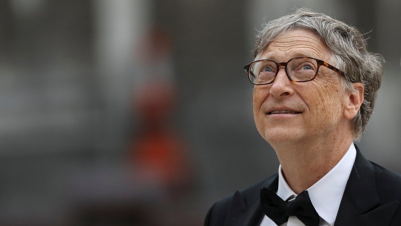 Fotografija: Nekdanji programer in vizionar, milijarder Bill Gates, je leta 2015 na eni svojih predstavitev na konferenci TED svaril pred virusi. Foto: Reuters