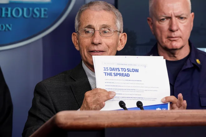 Dr. Anthony Fauci. Foto Joshua Roberts Reuters