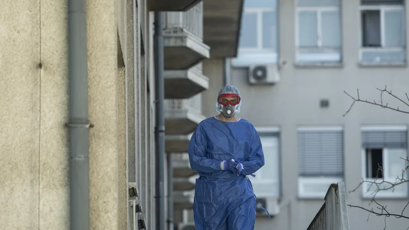 Fotografija: Infekcijska klinika v Ljubljani. FOTO: Voranc Vogel/Delo