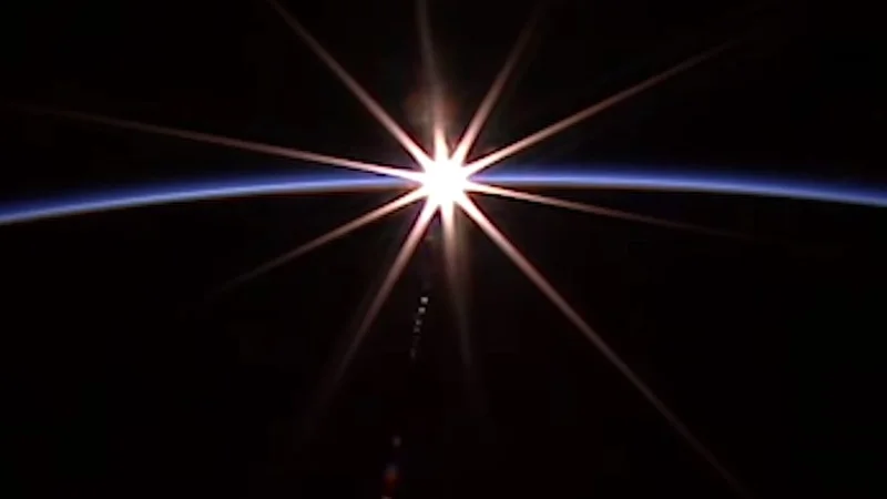 Sončni zahod FOTO: Nasa