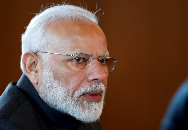 Indijski premier Narendra Modi je državljanom sporočil, naj ne zapuščajo svojih domov. Foto: Reuters