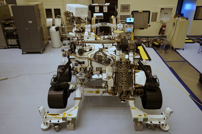 Rover Perseverance bo proti Marsu odpotoval poleti. FOTO: NASA/JPL-Caltech 