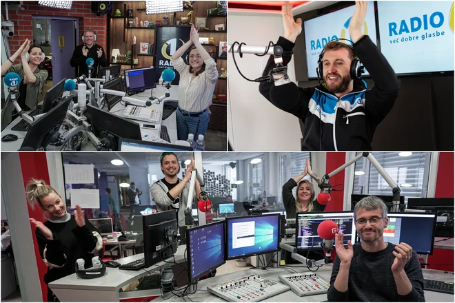 Tako so na Radiu 1 zaploskali v zahvalo. FOTO:Radio 1