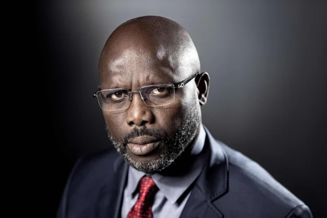 Liberijski predsednik George Weah je izdal singel <em>Stojimo skupaj in se borimo proti koronavirusu</em>.<br />
FOTO:&nbsp;AFP/Joel Saget