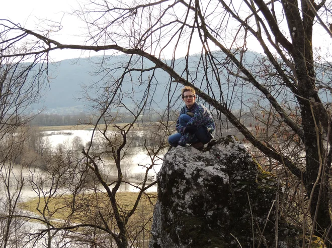 Matija Mlakar Medved je študent biologije in že več let član društva za opazovanje in proučevanje ptic. Foto osebni arhiv