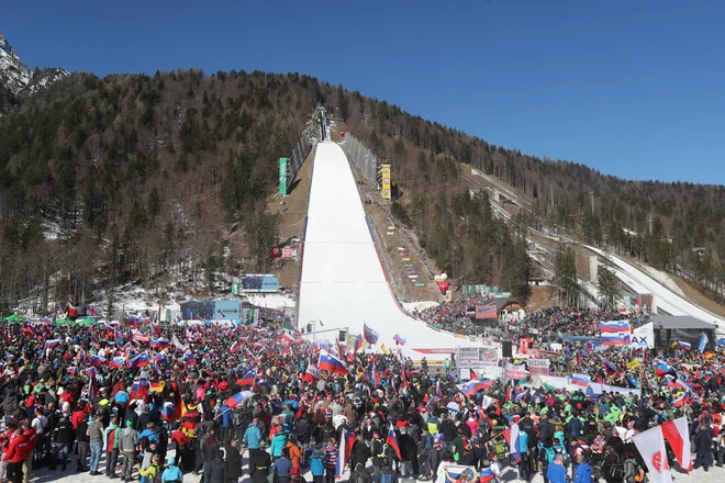 V Planici imajo dovolj časa za pripravo na svetovno prvenstvo v nordijskem smučanju 2023. FOTO: Marko Feist