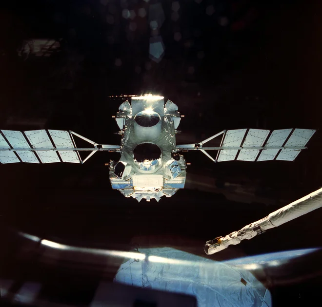 Compton je eden izmed štirih velikih observatorijev. FOTO: Nasa&nbsp;