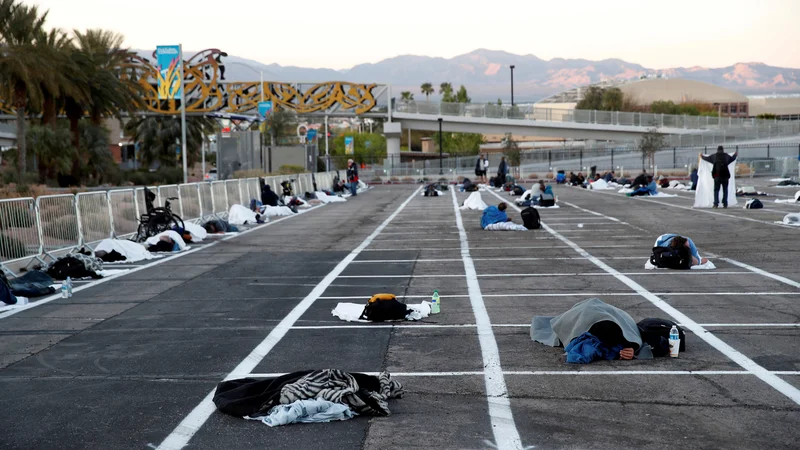 Fotografija: Las Vegas, ZDA. FOTO: Steve Marcus/Reuters