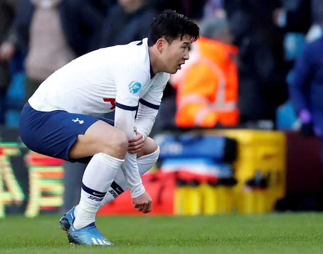 Heung-min Son si je zlomil rame, a je sposoben za vojaško dolžnost. FOTO: Reuters