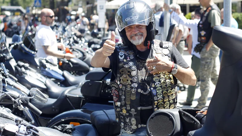Fotografija: Srečanje motoristov Harley - Davidson v Portorožu pred štirimi leti je bilo nadvse odmevno. FOTO: Leon Vidic/Delo
