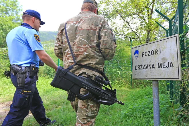 Slovenska južna meja. FOTO: Tomi Lombar/Delo