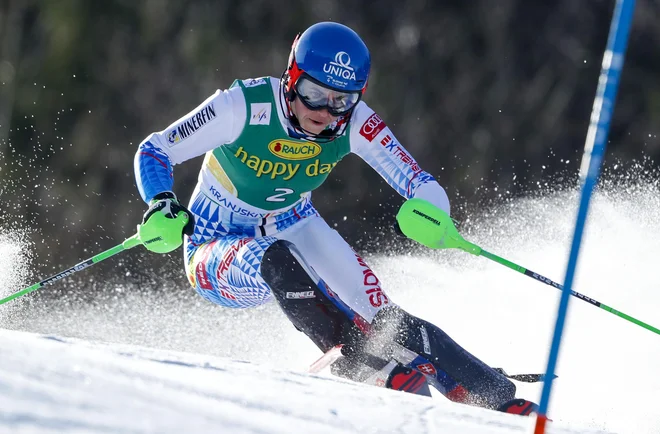 Pogosto je v zadnji zimi smučala na vrhunski ravni. FOTO: Matej Družnik/Delo
