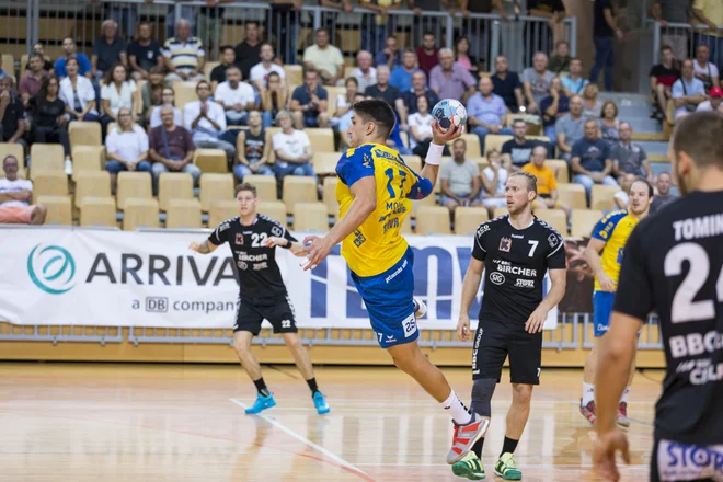 Jaka Moljk je dosegel dva gola za Koper. FOTO: RD Koper 2013
