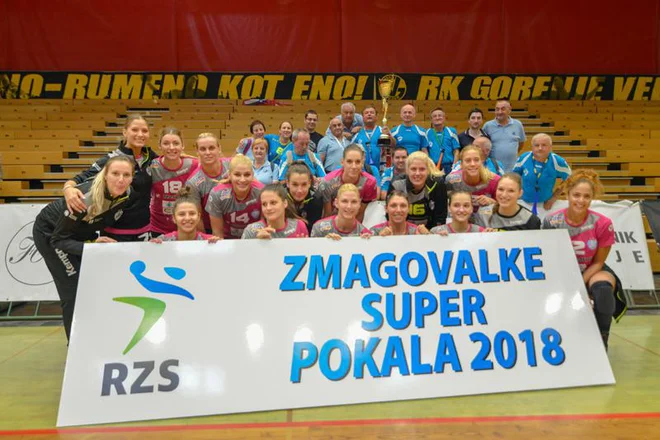 Krim Mercator je petič zapored osvojil slovenski superpokal. Foto RK Krim