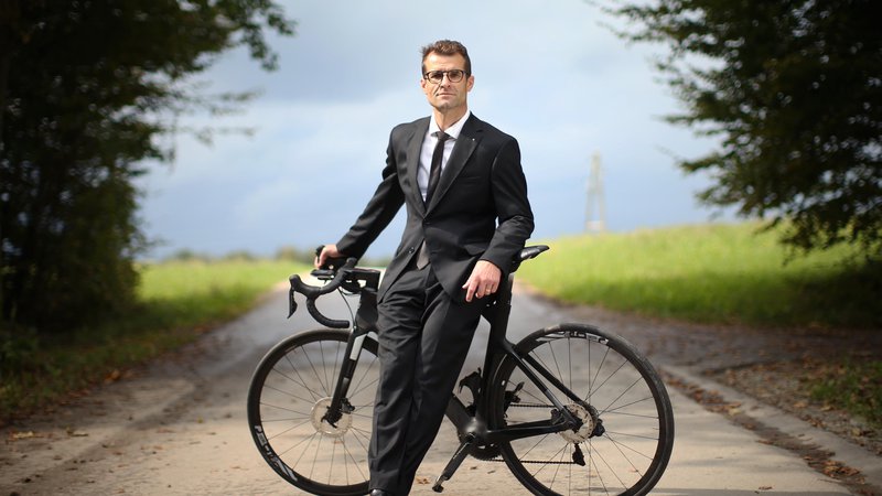 Fotografija: Andrej Hauptman je selektor slovenske članske kolesarske reprezentance. FOTO: Jure Eržen/Delo