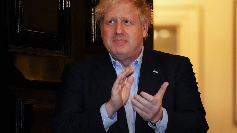 Fotografija: Boris Johnson je zadnjih deset dni preživel v samoosamitvi v premierski rezidenci na Downing Streetu. Foto: AFP