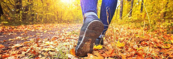 Kombinacija dveh pravilnih korakov je najboljše zagotovilo za ustrezno tehniko hoje. FOTO: Shutterstock