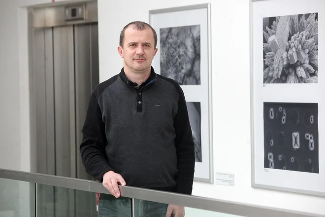Robert Dominko: »Velika prednost Evrope je v inovativnosti, to imamo v kulturi. Ravno zaradi tega je bil oblikovan projekt Battery 2030+.« FOTO Mavric Pivk/Delo<br />