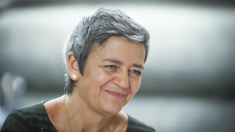 Fotografija: Margrethe Vestager upa, da se v debati pred evropskimi volitvami ne bomo ukvarjali s političnimi nalepkami – in se delili na liberalce, konservativce, socialne demokrate itd. –, pač pa bomo govorili o tem, kam želimo iti.