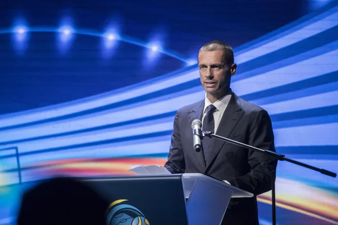 Predsednik Uefe Aleksander Čeferin Foto: Uroš Hočevar
