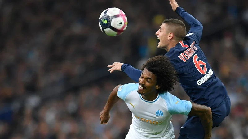 Fotografija: Marco Verratti se je spozabil. FOTO: Christophe Simon/AFP