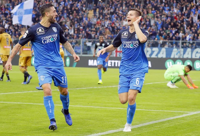 Miha Zajc je takole proslavil svoj zadnji gol v serie A.