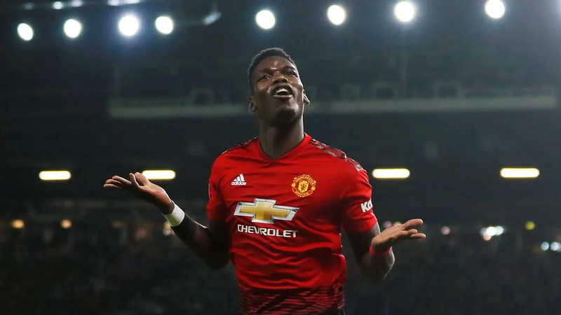 Fotografija: Takole je Paul Pogba proslavil svoj drugi včerajšnji gol. FOTO: Reuters