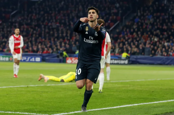 Realov napadalec Marco Asensio je zabil svoj prvi gol po lanskem decembru, kar je dobrodošla osvežitev za Madridčane. FOTO: Reuters