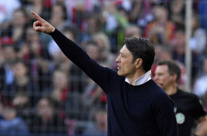Bayernov trener Niko Kovač ni bil zadovoljen s pristopom njegovih nogometašev v Freiburgu. FOTO: AFP
