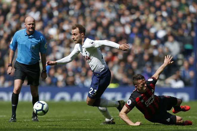 Danski as Christian Eriksen je eden najboljših zveznih igralcev na svetu. Morebiten uspeh Tottenhama bi njegovo tržno vrednost še bolj približal 100 milijonom evrov. FOTO: AFP