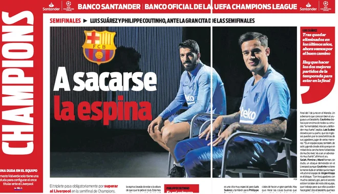 Luis Suarez in Coutinho sta nekoč blestela v majicah nocojšnjega tekmeca Liverpoola. FOTO: Sport