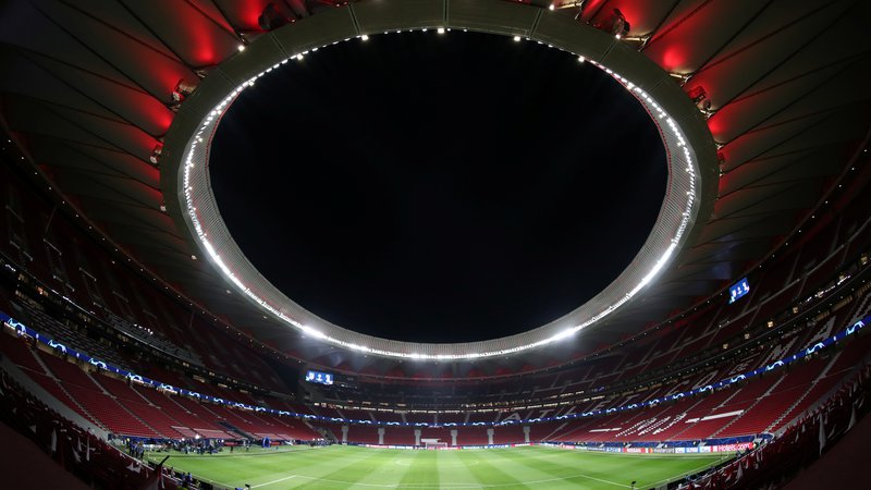 Fotografija: Wanda Metropolitano – prizorišče finala lige prvakov. Madrid bo petič gostil najpomembnejšo klubsko tekmo na svetu. FOTO: Reuters