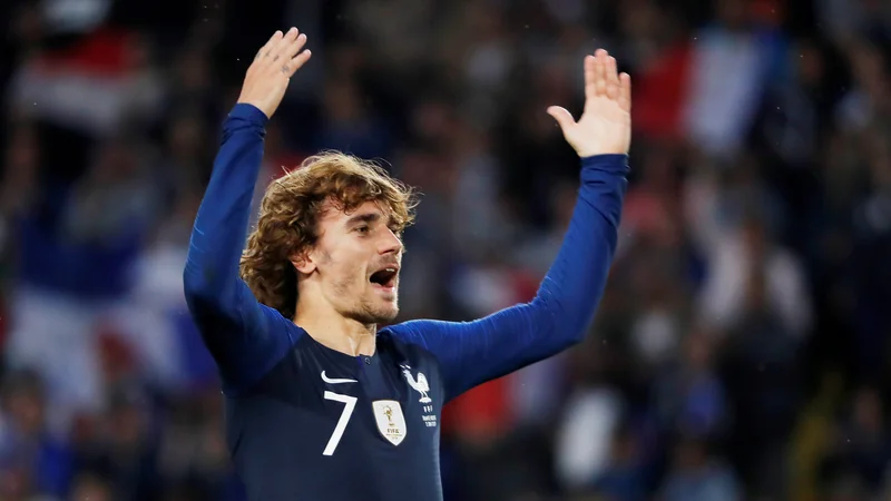 Fotografija: Antoine Griezmann bo po novem igral v majici Barcelone. FOTO: Reuters