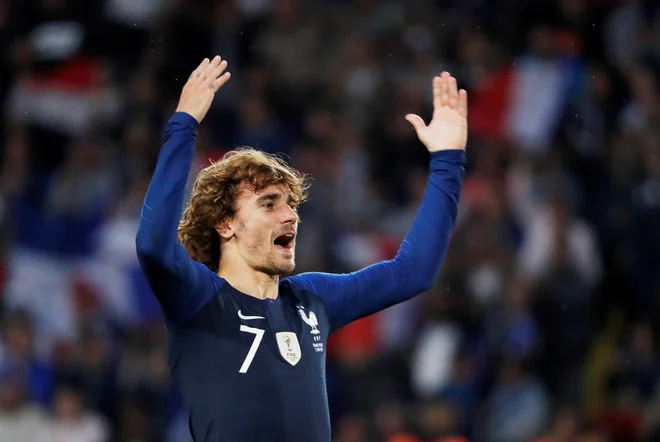 Antoine Griezmann bo po novem igral v majici Barcelone. FOTO: Reuters