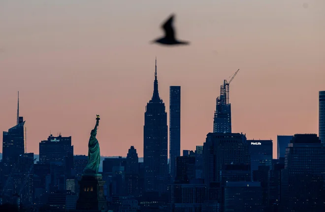 Manhattan se prebuja. Foto Johannes Eisele Afp