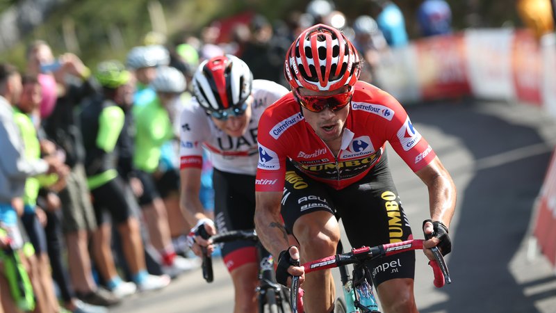 Fotografija: Vodilni slovenski kolesar Primož Roglič je imel v tej sezoni močno podčrtano tudi prestižno dirko po Franciji. FOTO: AFP