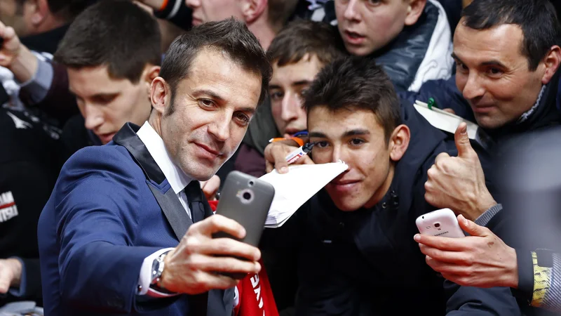 Fotografija: Alessandro Del Piero še danes sodi med najbolj priljubljene nogometaše v zgodovini Juventusa. FOTO: Reuters