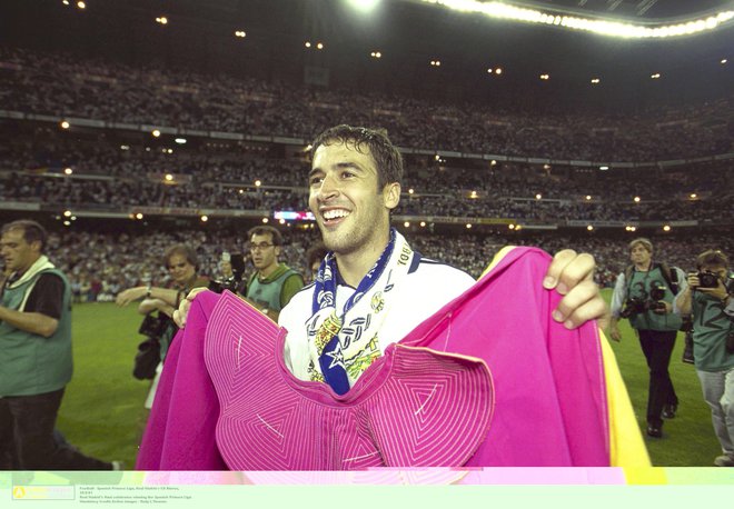Raul je najboljši Realov strelec v ligi prvakov. FOTO: Reuters