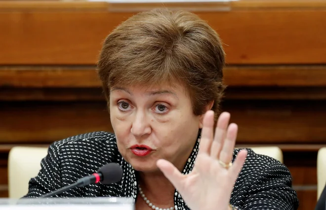 Generalna direktorica IMF Kristalina Georgieva pričakuje največjo gospodarsko krizo po veliki depresiji v tridesetih letih prejšnjega stoletja. FOTO: Reuters