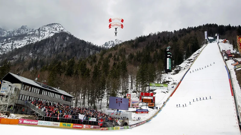 Fotografija: Planica marca ni dočakala svetovnega prvenstva v poletih. FOTO: Matej Družnik