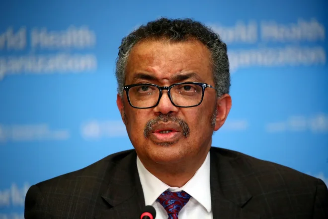 Generalni direktor WHO Tedros Adhanom Ghebreyesus. Foto: REUTERS/Denis Balibouse