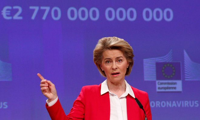 Predsednica evropske komisije Ursula von der Leyen. Foto: REUTERS/Francois Lenoir