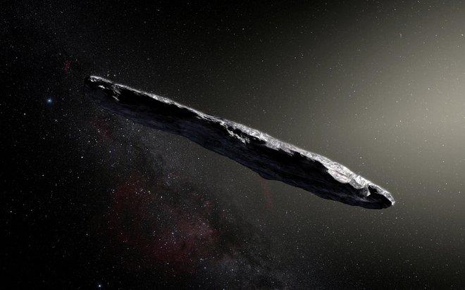'Oumuamuo odkrili leta 2017. VIR: European Southern Observatory/M. Kornmesser/Reuters