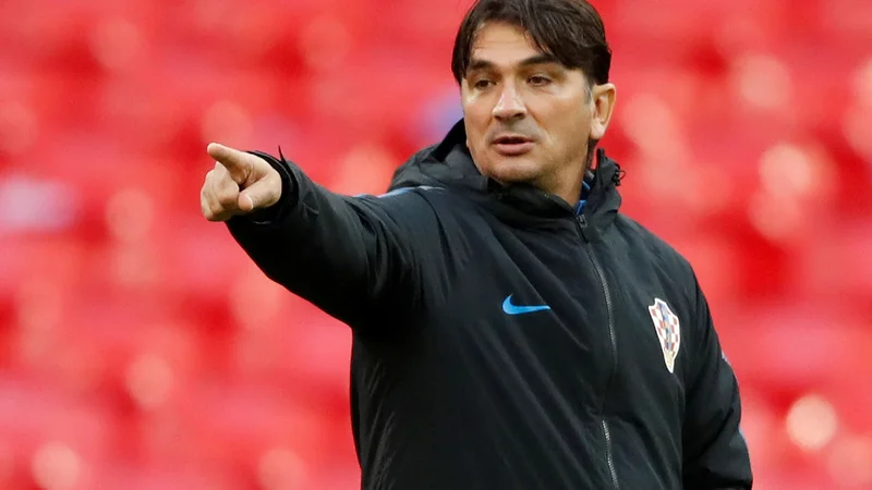 Fotografija: Zlatko Dalić bo vodil Hrvaško tudi na naslednjem euru. FOTO: Reuters