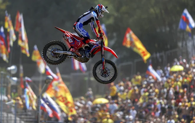 Tim Gajser je sezono začel odlično. FOTO: Matej Družnik